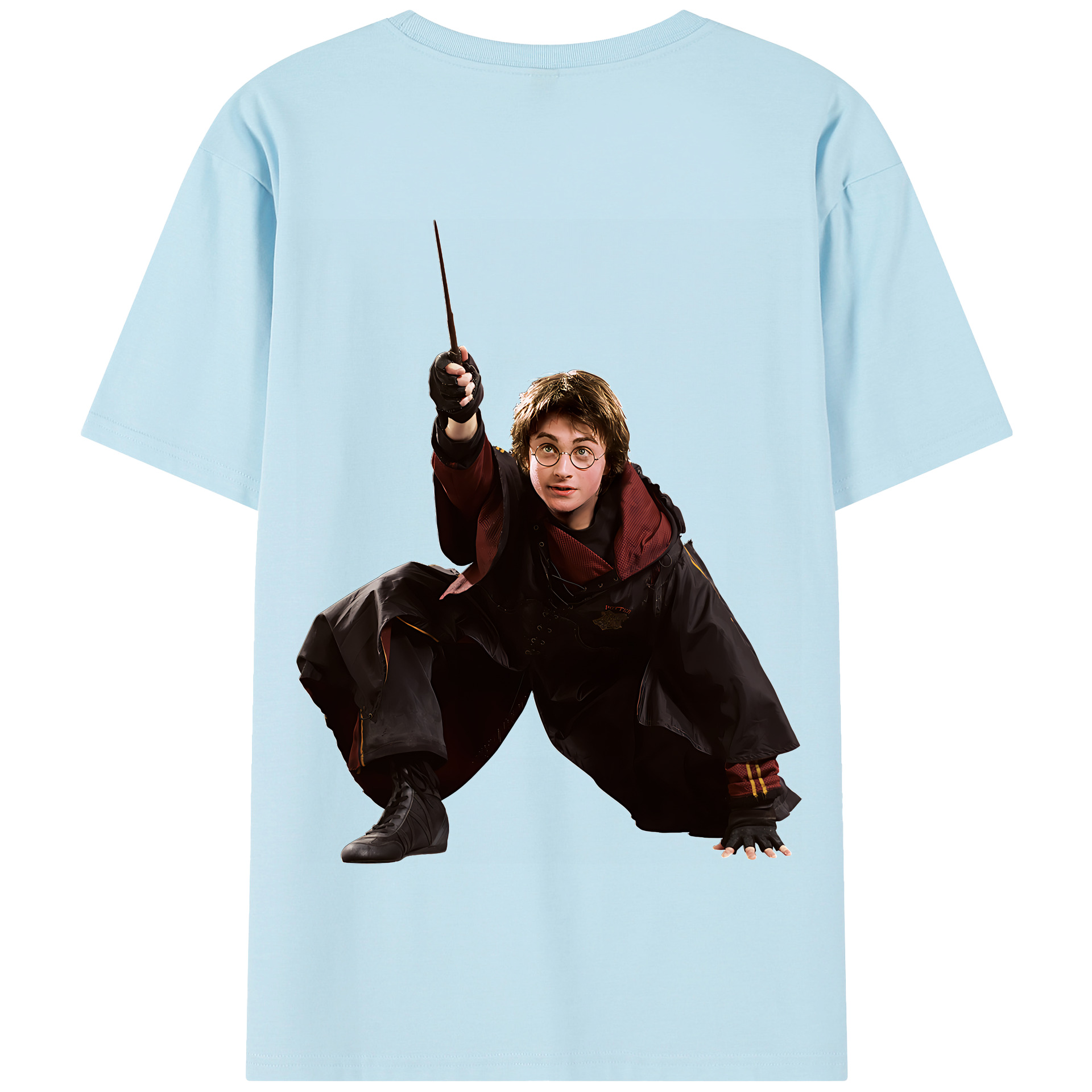（画像用） Harry Potter ハリー・ポッターシリーズ 綿100％半袖Tシャツ（背面プリント）